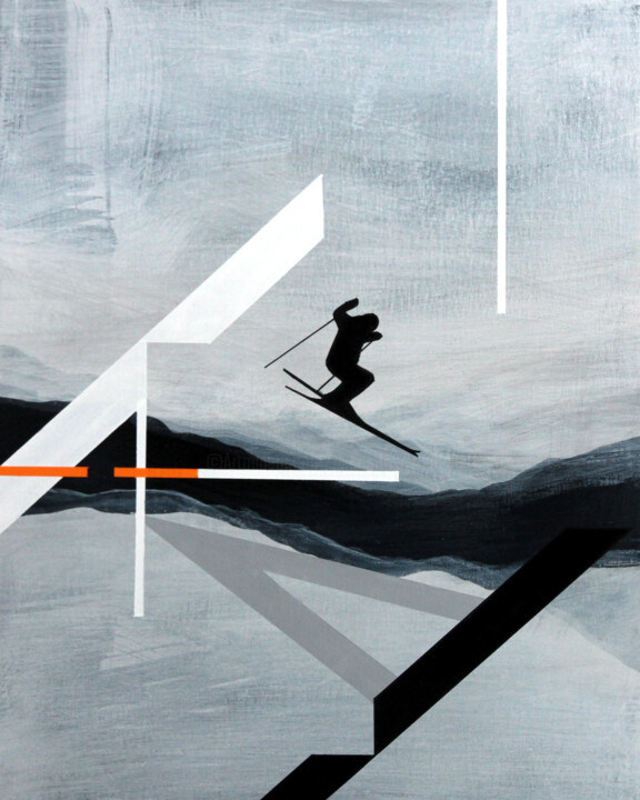 "Jump!" başlıklı Tablo Ernst Kruijff tarafından, Orijinal sanat, Akrilik
