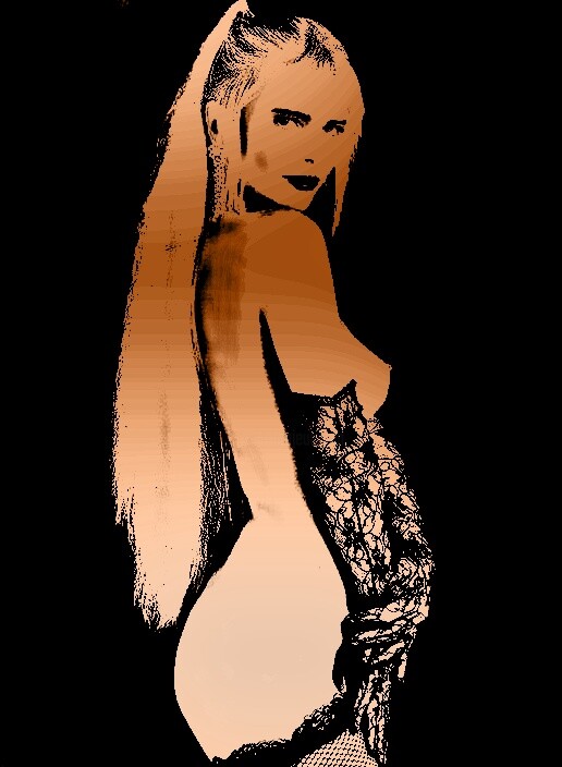 Digital Arts titled "Icona sexy 0" by Eros, Original Artwork, 2D Digital Work