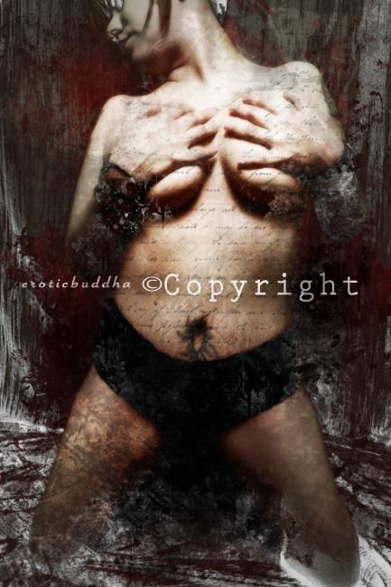 Цифровое искусство под названием "naked" - Eroticbuddha, Подлинное произведение искусства