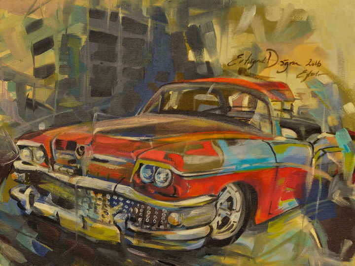 "Little Havana" başlıklı Tablo Ertu tarafından, Orijinal sanat, Petrol