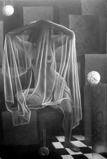 Desenho intitulada "desnudo sideral 5" por Erwin Esquivel C, Obras de arte originais, Giz