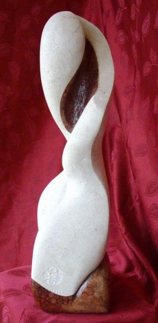 Скульптура под названием "Flora (17 kg)" - Erwan & Aurore, Подлинное произведение искусства
