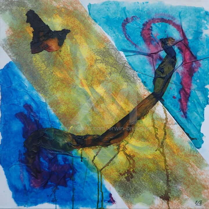 Collages intitulée "Hidden games III" par Erwin Bruegger, Œuvre d'art originale, Collages