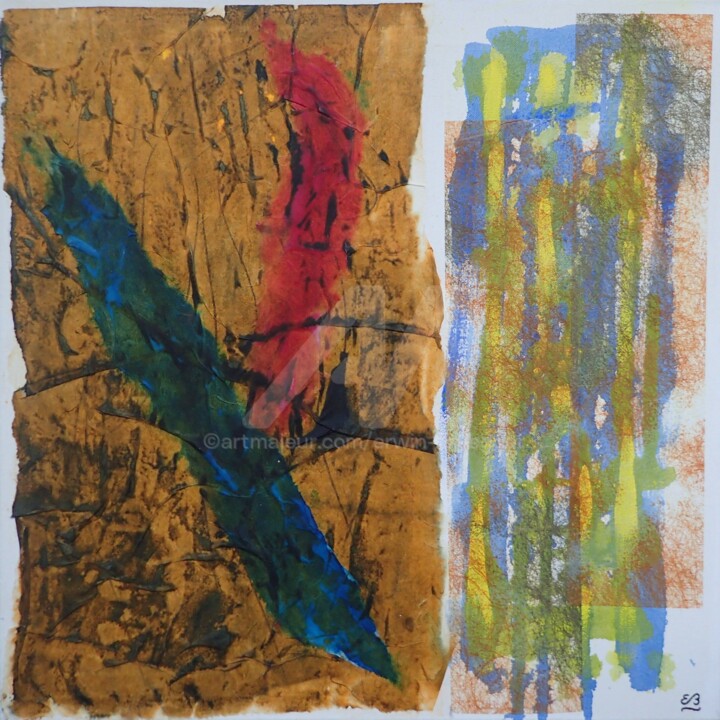 Collages intitulée "Hidden games IV" par Erwin Bruegger, Œuvre d'art originale, Collages