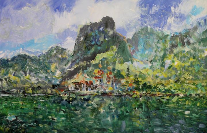 Dolina 2 1x80 Cm 19 Painting By Eryk Maler Artmajeur