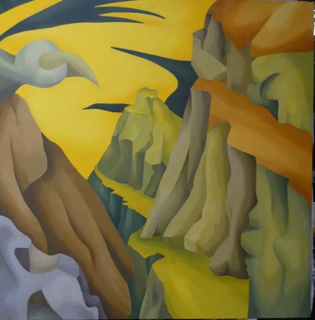 Pintura titulada "Colca I" por Julia Escalante Ramírez, Obra de arte original, Oleo