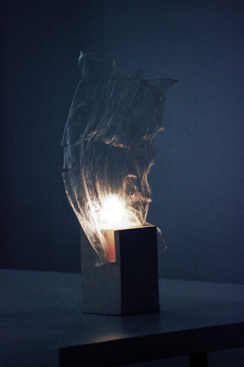 Художественная композиция под названием "Ecoseastème n°4" - Escals Design, Подлинное произведение искусства, Светильник