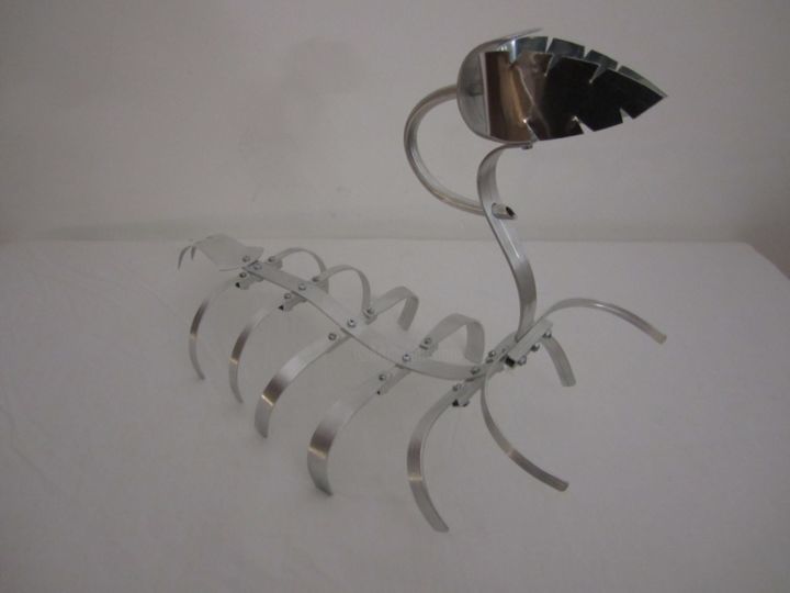 Escultura intitulada "Réptil 2" por António Carlos, Obras de arte originais