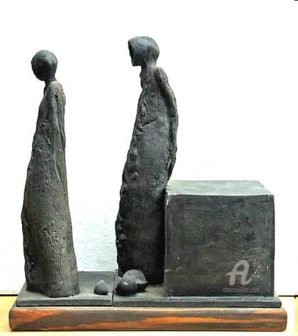 Скульптура под названием "(en proceso para fu…" - Nana Tonkin - Obras, Подлинное произведение искусства