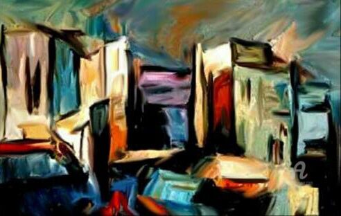 Peinture intitulée "Sentir de Campamento" par Nana Tonkin - Obras, Œuvre d'art originale