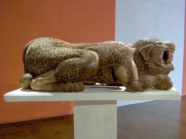 Sculpture titled "jaguar2" by Oscar Delgado Murillo, Original Artwork