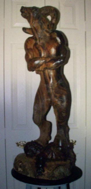 Sculpture intitulée "hombre cimarron" par Oscar Delgado Murillo, Œuvre d'art originale