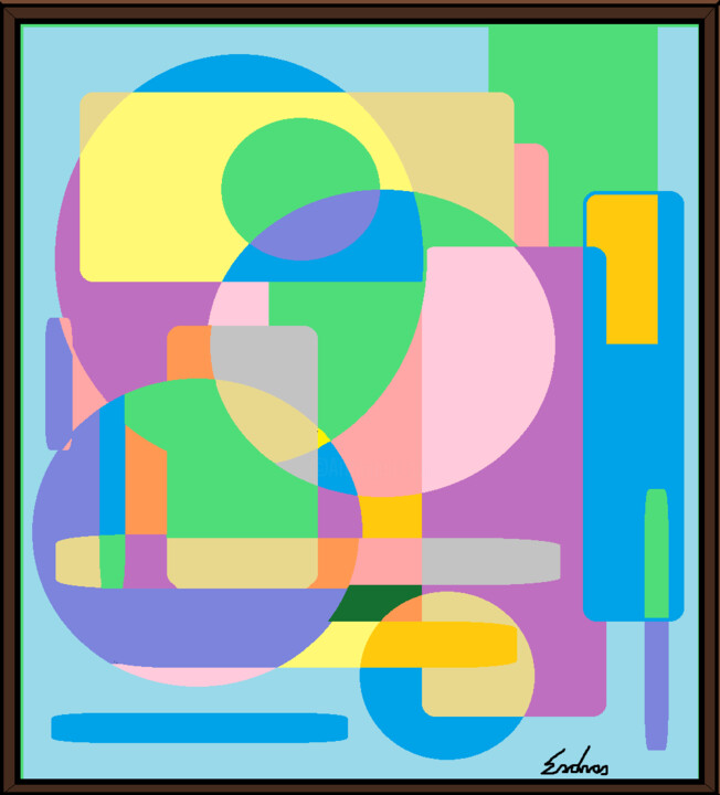 Digitale Kunst,  47,2x43,3 in 