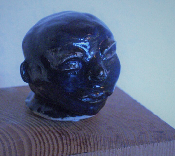雕塑 标题为“Arctic Blue ceramic…” 由Esmeralda Skverer, 原创艺术品, 粘土