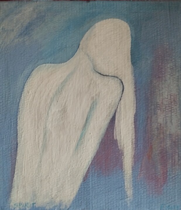 Картина под названием ""Spirit"" - Esoterya, Подлинное произведение искусства, Темпера
