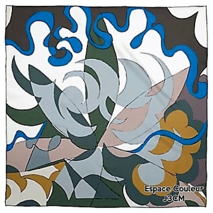 Design mit dem Titel "FOULARD RECHERCHE" von J3cm (Carine), Original-Kunstwerk, Kleidung