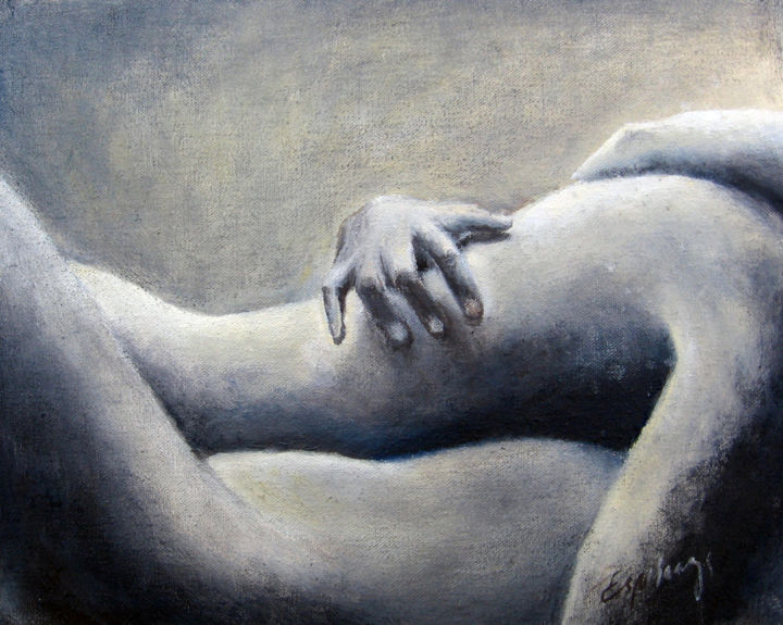 Painting titled ""Sensualidad  V"" by Liliana Esperanza, Original Artwork, Oil