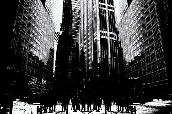 "New York 7 - Série…" başlıklı Dijital Sanat Gérard Esquerre tarafından, Orijinal sanat, Dijital Resim