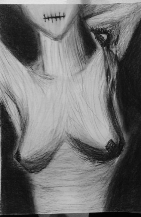Drawing titled "img-20150825-165033…" by Ster, Original Artwork, Charcoal