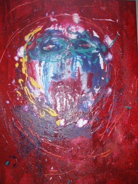 Painting titled "JEALOUSY" by Ester Veljak, Original Artwork