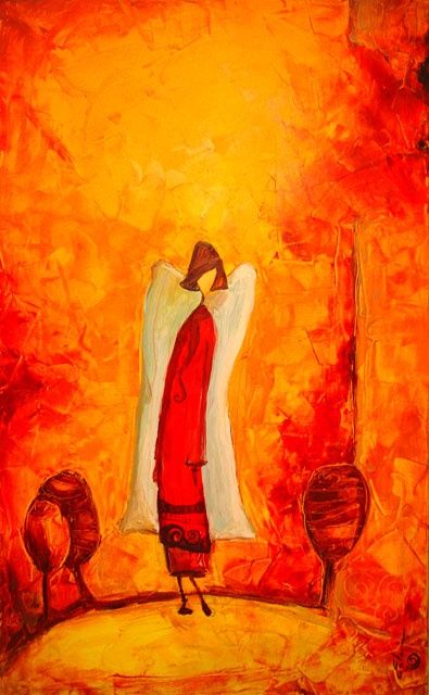 Painting titled "Daniel" by Estera Lungu, Original Artwork