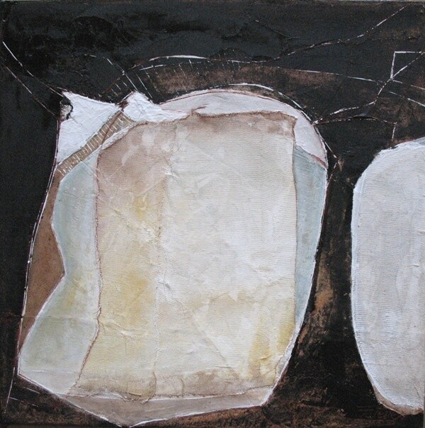 Pintura titulada "arche de bitume" por Esteves De Cooman, Obra de arte original, Oleo