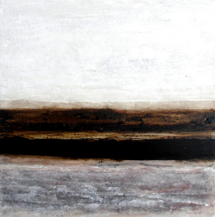 Pittura intitolato "80x80cm-paysage-abs…" da Esteves De Cooman, Opera d'arte originale, Acrilico