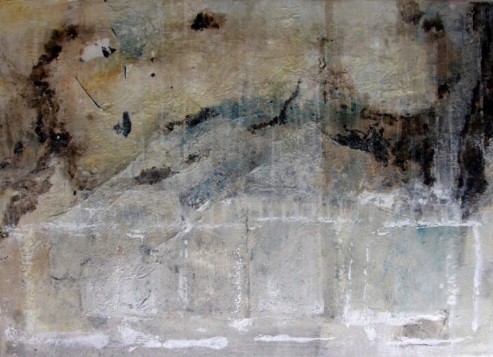 Peinture intitulée "vieux mur 2" par Esteves De Cooman, Œuvre d'art originale, Acrylique