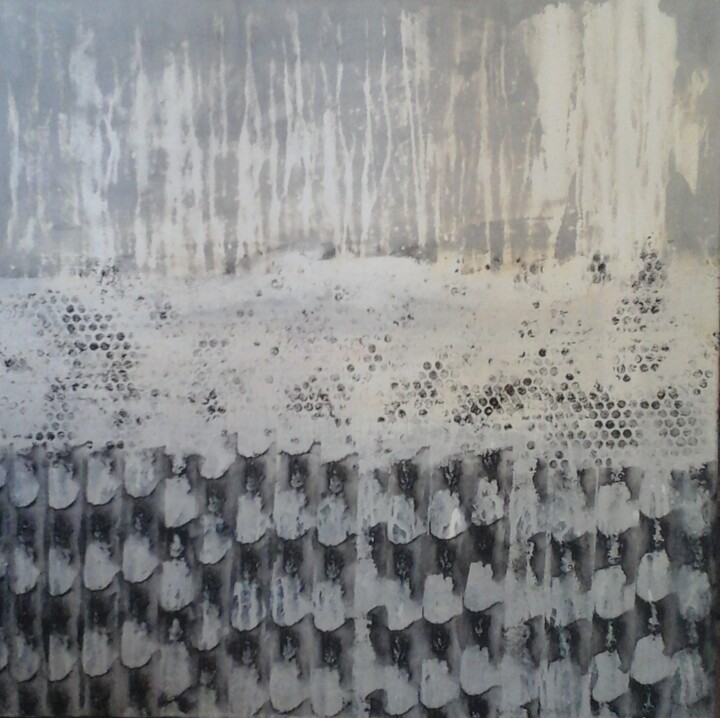 Картина под названием "80x80-cm-traces-bul…" - Esteves De Cooman, Подлинное произведение искусства, Акрил