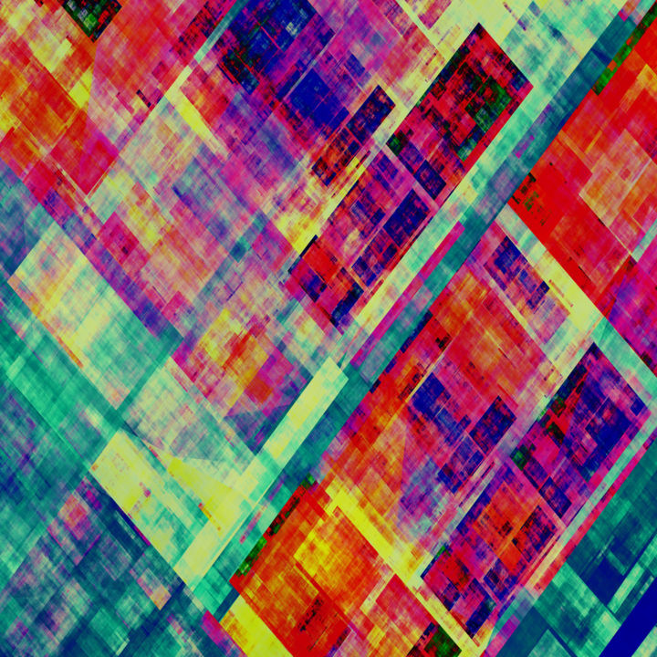 Digitale Kunst getiteld "Abstract Compositio…" door Angel Estevez, Origineel Kunstwerk, 2D Digital Work