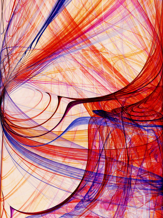 Arts numériques intitulée "Abstract Compositio…" par Angel Estevez, Œuvre d'art originale, Travail numérique 2D
