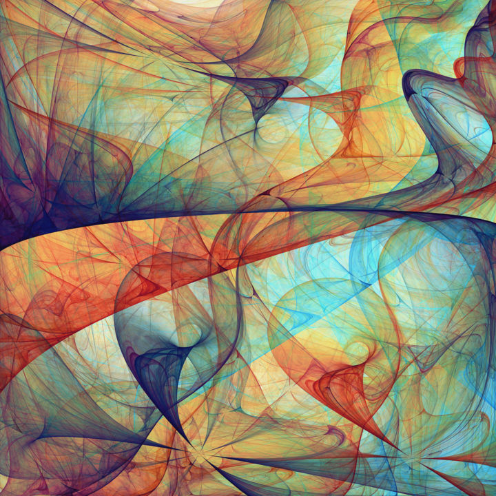 Digital Arts titled "Abstract Compositio…" by Angel Estevez, Original Artwork, 2D Digital Work