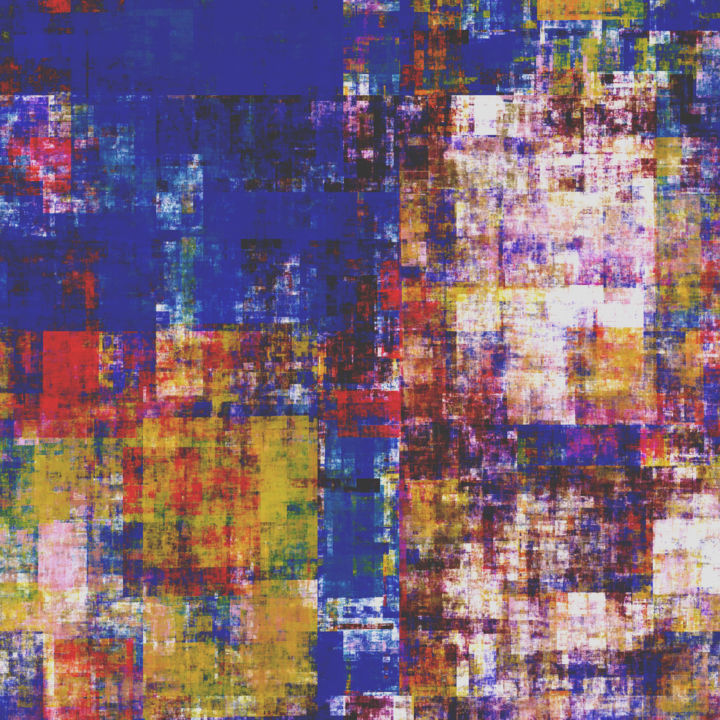 Arte digitale intitolato "Abstract Compositio…" da Angel Estevez, Opera d'arte originale, Lavoro digitale 2D