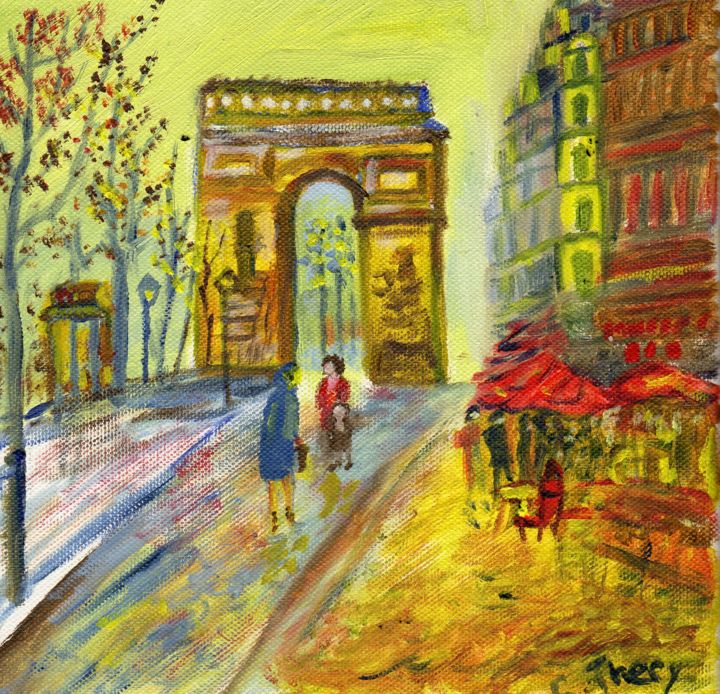 Peinture intitulée "PARIS097.jpg" par Demoncheaux, Œuvre d'art originale