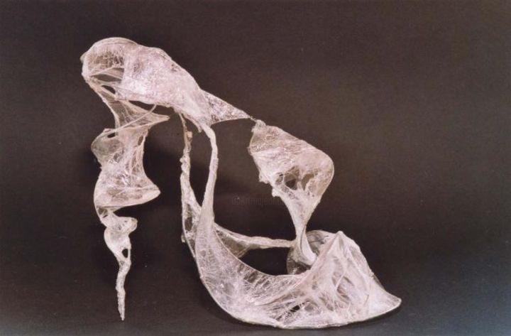 Sculpture titled "chaussure serie poi…" by Carole Louise Barbier, Original Artwork