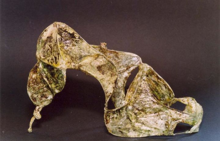 Escultura titulada "chaussure serie poi…" por Carole Louise Barbier, Obra de arte original