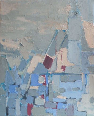 Painting titled "DE-CONSTRUCTION" by Maïté Morillon, Original Artwork