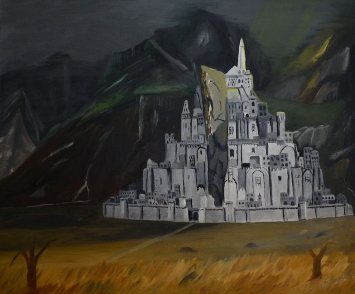 Minas Tirith, an art print by Moe Wanders - INPRNT