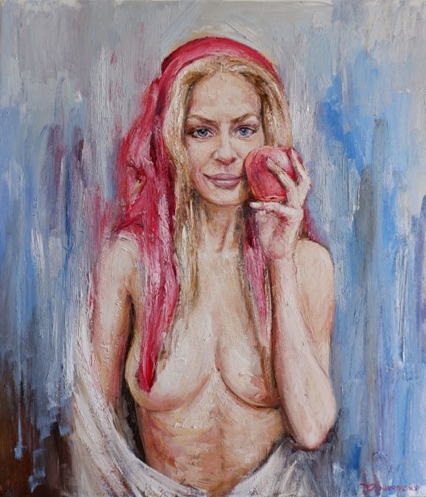 Painting titled "Спелые плоды" by Igor Navrotski, Original Art, Oil