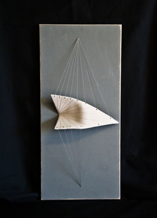 Scultura intitolato "Equilibrio" da María Eugenia Piacentini Veron, Opera d'arte originale, Ceramica