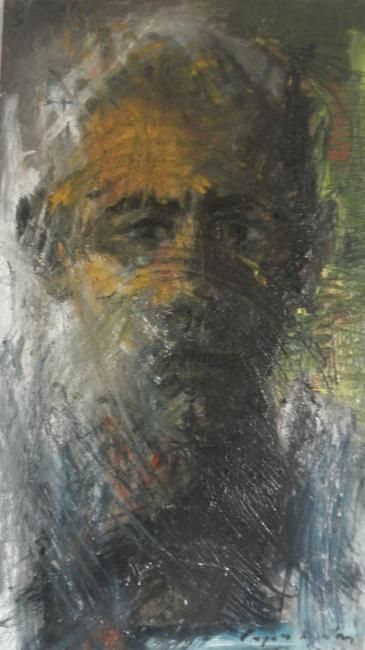 Painting titled "Self Portrait" by Eugen Raportoru, Original Artwork