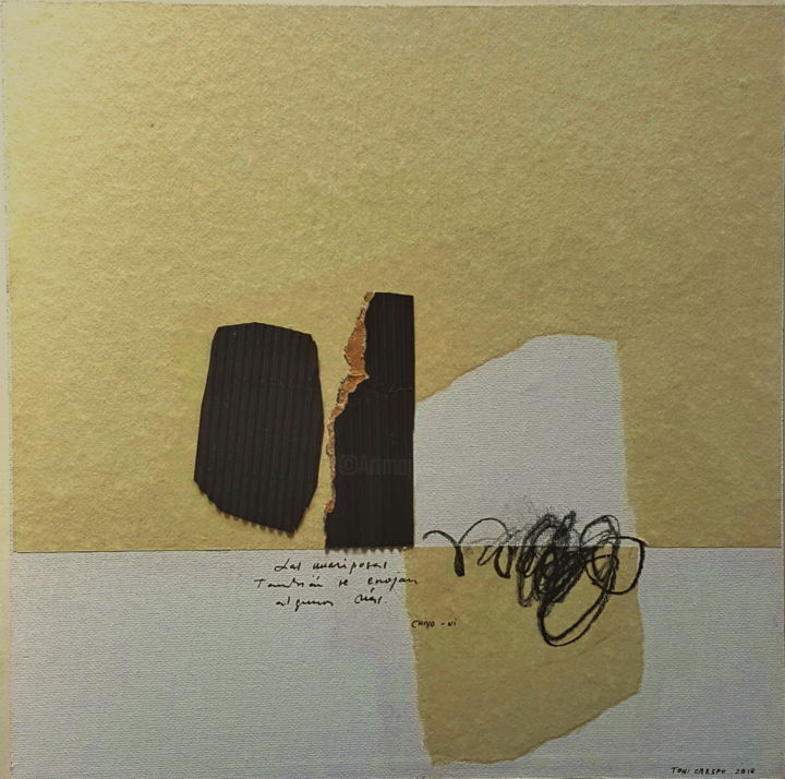 Pittura intitolato "Haiku mariposas" da Toni Crespo, Opera d'arte originale, Acrilico