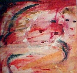 Painting titled "anjos" by Eunice Leal, Original Artwork, Oil