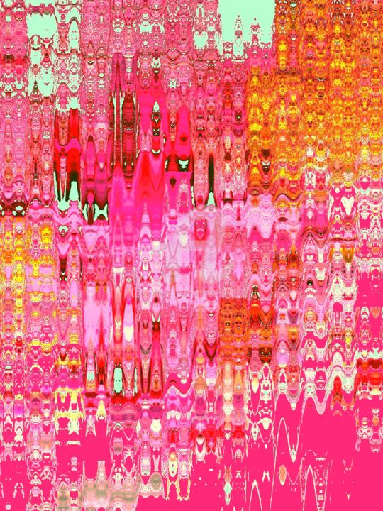 Digitale Kunst mit dem Titel "SOULScity-aurore.jpg" von Ev.A. Ramlot, Original-Kunstwerk, Digitale Malerei