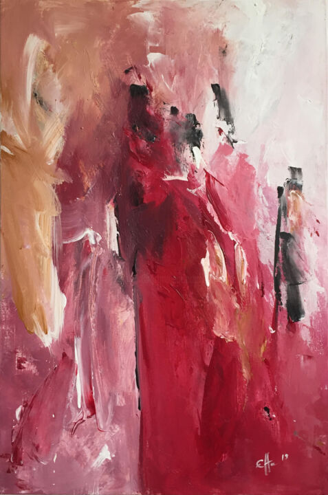 Painting titled "Carnival" by Eva Bassano, Original Artwork, Oil