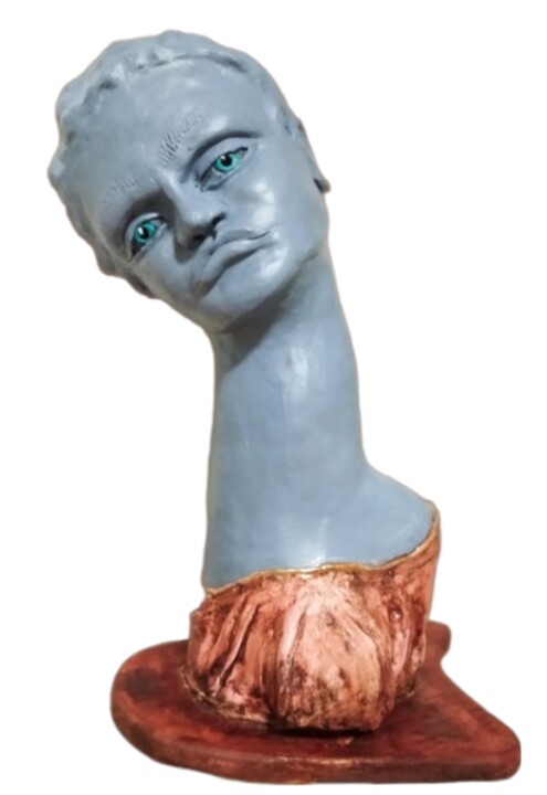 Sculpture titled "Neyite" by Eva Diez, Original Artwork, Clay