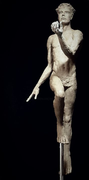 Sculpture titled "OURANOS" by Eva Czaplicki, Original Artwork, Clay