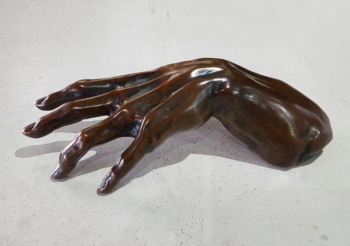 Skulptur mit dem Titel "La pianiste" von Eva Czaplicki, Original-Kunstwerk, Bronze