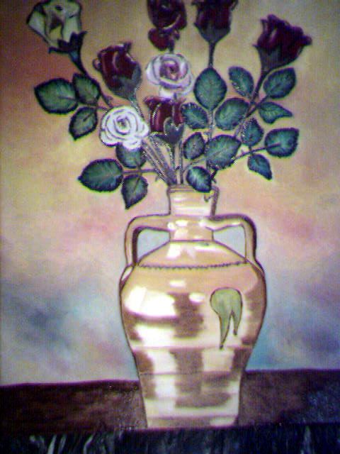 Pintura titulada "FOTO_015_edited.JPG" por Eva Maria Román, Obra de arte original,