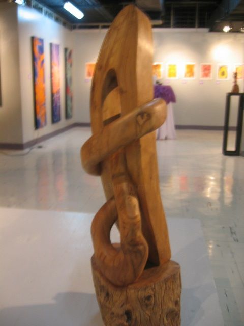 Sculpture intitulée "The Hug" par Evan Bejec, Œuvre d'art originale